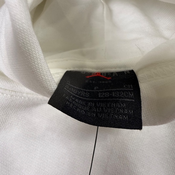 Jordan Youth Colorblock Hoodie NWT Sz S Tan/Cream, Basketball Back to School - Picture 6 of 12